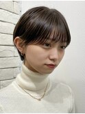 ショートヘア/ボブ/可愛い丸み/簡単スタイリング/20代30代