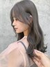 似合わせ全体カット＋透明感カラー＋Aujuaトリートメント￥12500
