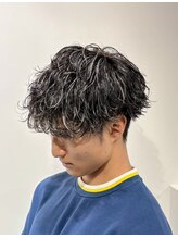 バヤカ 青山店(BAYAKA) 波巻きパーマ×ホワイトメッシュ