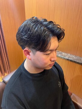 ヘアモード キクチ 銀座店 毛流れパーマツーブロ！