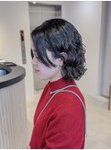 【くせ毛カット】ウェーブボブ