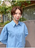 《TOPHAIR 玉島店/ ベリー》マニッシュショート×オレンジカラー