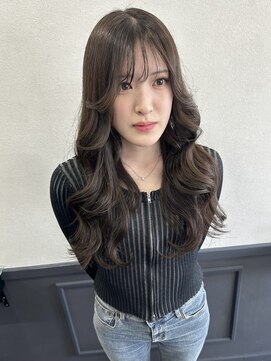 エルプラス(L plus) グレージュ/ブリーチ無し/シースルーバング