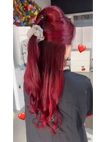 プロミルサロンギンザ(Promille salon GINZA)&nbsp;ブリーチなし！レッドカラー