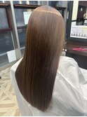 カラーも楽しめる♪髪質改善＋透明感ベージュ