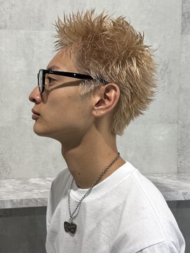 ラベル 渋谷(LAVEL) スパイキーショート/ブロンドベージュ