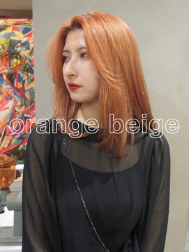 コレットヘアー ザモリオカ(Colette HAIR the MORIOKA) -kanna-♪秋のビタミンオレンジベージュ♪