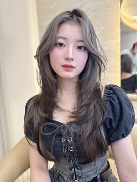 ロンドガーネット 池袋(Lond garnet) 暗めカラー/韓国レイヤー/マロンベージュ/くすみベージュ/池袋