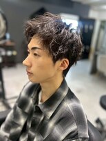 メンズサロン キング 心斎橋店(Men’s salon K!ng) ホワイトメッシュ/ツイスト/ツイスパ/パーマ/メンズ/眉毛/心斎橋