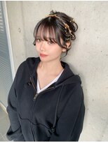 ガルボ ヘアー(garbo hair)&nbsp;結婚式、成人式おすすめヘアセット