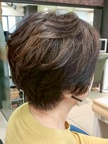 ヘアークリアー 春日部 ミセス 首元すっきり丸みショートスタイル 美シルエット