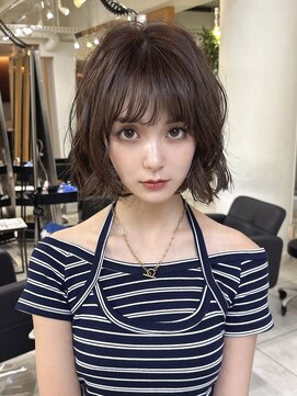 メゾンアクア 表参道(Maison ACQUA) ミディアムパーマデジタルパーマボブパーマ表参道ボブパーマ