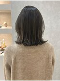 ブリーチなしオリーブブラウン