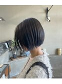 ぱつっとミニボブ