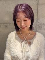 ロンドフルール 大宮東口(Lond fleur)&nbsp;ミニウルフレイヤーカット顔周りカット前髪カット韓国ボブ/大宮