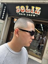ソリズ ヘア クルー 池袋(SOLIZ HAIR CREW)&nbsp;バチバチ坊主スタイルk