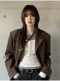 50代ハンサムショートショートバレイヤージュクラゲヘアパーマ