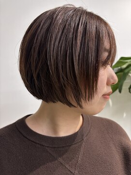 モリオフロムロンドン 大宮店(morio from London) 軽めレイヤーショートボブ×ライトブラウン 「村田」