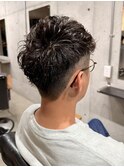 クロップパーマ