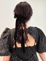 シテン(SITEN)&nbsp;編みおろしツイン/結婚式ヘア/ヘアアレンジ