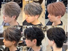Musee 竹ノ塚 for men‘s  メンズ/パーマ/カット/ブリーチ/ハイライトの雰囲気（ハイトーンカラーでつくる、個性際立つメンズスタイル）