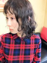 ページボーイ美容室&nbsp;[お客様スタイル]適度な軽さでつくるレイヤーミディ