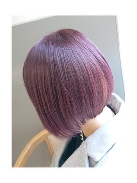 ヘアー ラピス(Hair Lapis) ラベンダーピンクで艶感アップ