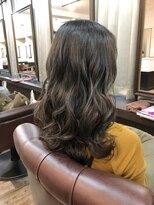 アリュールヘアー ヴィヴィ 天王寺2号店(ALLURE hair vivi) ハイライトカラー×ミルクベージュ×ゆるふわかきあげロング