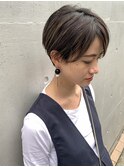 真通オリジナル!ハンサムショート×ハイライトデザインカラー