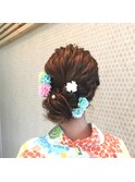 【和風シニヨン】
