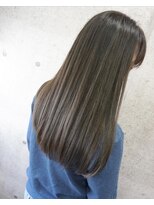 ヘアテリア リュウ 大塚(hair teria ryu) 白髪ぼかしハイライト&赤み消しマットブラウンベージュ