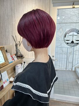 アクトゥス(AEQUITAS) ケアブリーチ×レッドピンク