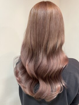 ダブル アンダーバー サロン(W_SALON) 【W_SALON 河原町】ピンクベージュ/艶髪