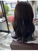 暗髪ヘア