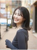 外ハネロブ/シースルーバング/くびれヘア/韓国/顔周り/梅田/大阪
