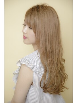 ルルディ バイ アフロディーテ銀座(luludi by APHRODITE) アンブレラカラー/こなれミディ/ウェーブパーマ/前髪/銀座