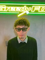 グリーディーフォックス 三軒茶屋(GreedyFOX)&nbsp;波巻き/マッシュパーマ/ウルフ/ハイライト<理容室>三軒茶屋