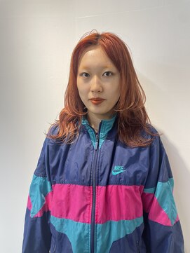 シオ ヘアー デザイン(Sio. hair design) ブリーチ必須ORANGEcolor