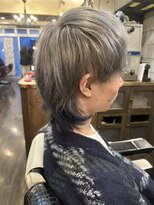 ヘアーデザイン ソレイユ 久米川店(Hair Design SOLEIL) シルバーマッシュウルフ