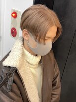 ギークス(GEEKS)&nbsp;【GEEKS渋谷】メンズミルクティーベージュ/小顔ハンサムショート