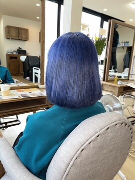 ミラシィ 稲毛(Mirashy) ブルーボブスタイル☆