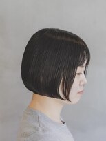 ニーイチイチ(211)&nbsp;夏のウェットスタイル/暗めカラー/ミニボブ/30代