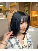 【mii/天王寺/昭和町】レイヤー/ネイビーブルー