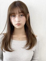 スリールヘアー 鹿児島天文館店(suri-ru hair) ★大人ガーリーチョコレート艶感レイヤーカットモード 鹿児島