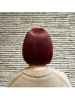 ビスイル 秋葉原店(Vis ill)&nbsp;くせ毛風ウルフパーマ前髪パーマミニウルフアッシュブラック