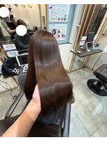 ヘアーサロン ウィング(HAIR SALON Wing) 赤坂＊ブリーチなしマロングレージュ髪質改善トリートメント