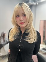 クム(kumu)&nbsp;韓国へア/レイヤー/顔周り/ボブ/透明感カラー