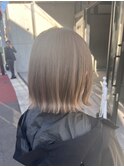 ハイトーン　ミルクティー　ベージュカラー　