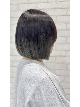 ビス ヘア アンド ビューティー 西新井店(Vis Hair＆Beauty) 大人可愛いブリーチなしラベンダーグレージュカラーふわミディ