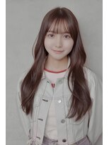 フィーカ(fiica) ロングレイヤー　フェイスレイヤー　縮毛矯正